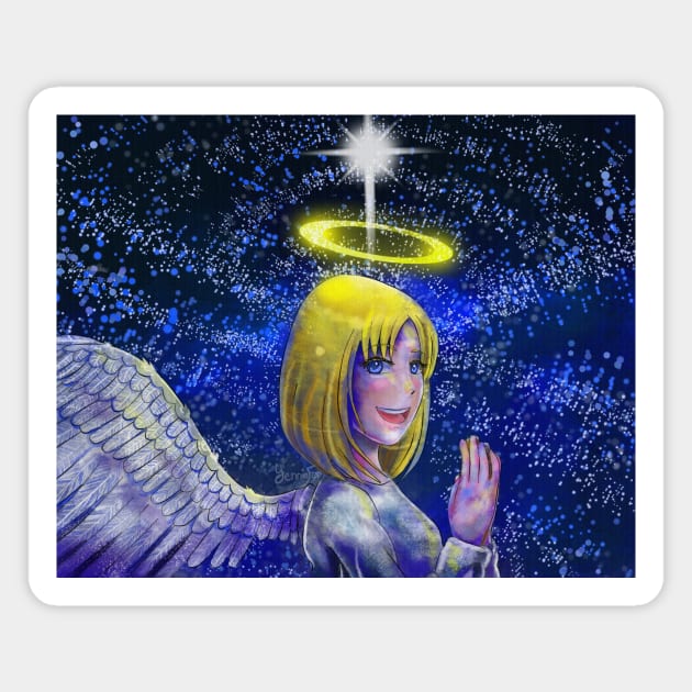 Christmas Angel Magnet by Yennie Fer (FaithWalkers)